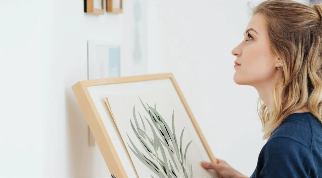 How to Hang your Haus and Hues Frames