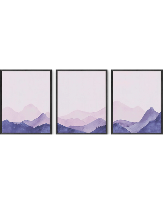 Watercolor mountain