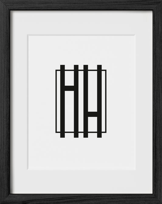 11x14 (Matted to 8x10), Black Oak Glass Frame