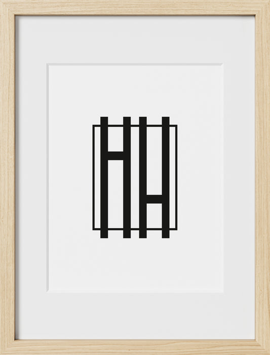 12x16, Beige Oak Glass Frame