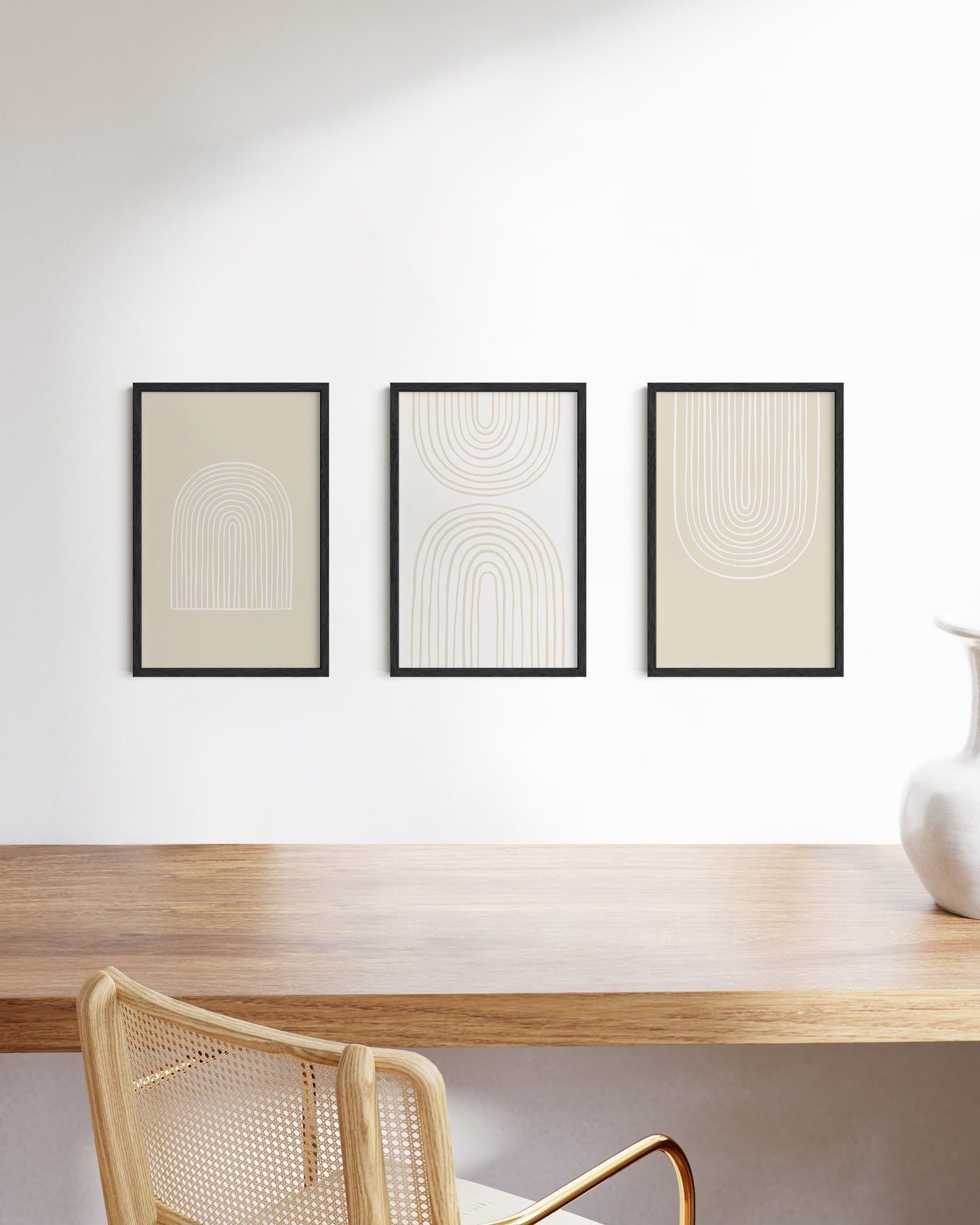Black Standalone Frame - Set of 3