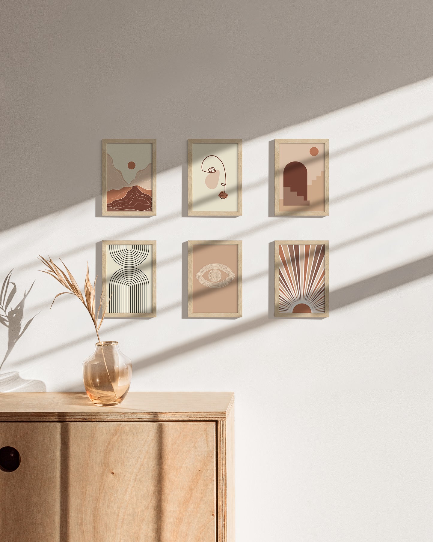 Beige Standalone Frame - Set of 6