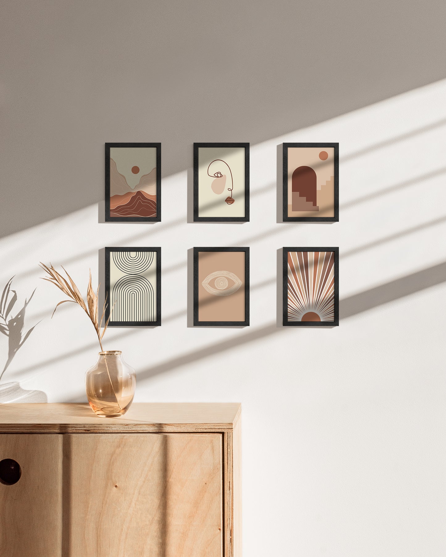 Black Standalone Frame - Set of 6