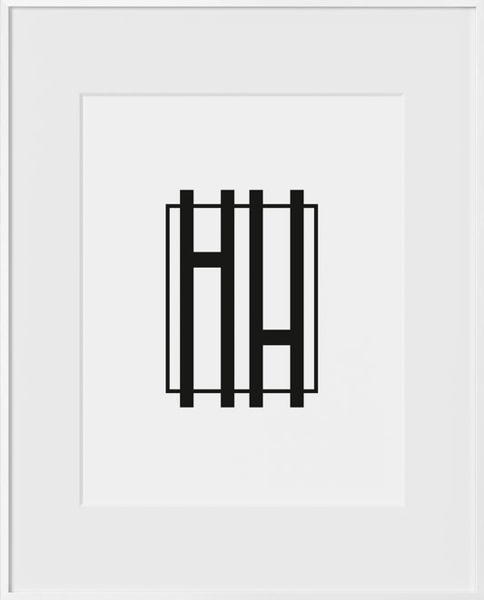 16x20, White Aluminum Glass Frame