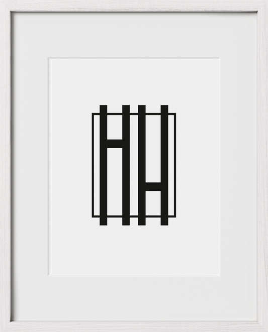 16x20, White Oak Glass Frame