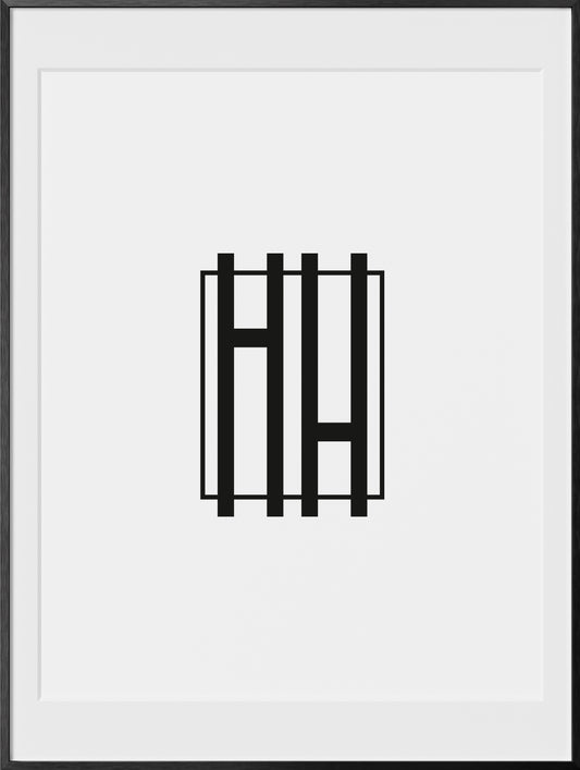 18x24, Black Aluminum Glass Frame