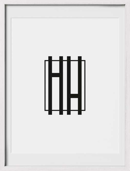 18x24, White Oak Glass Frame