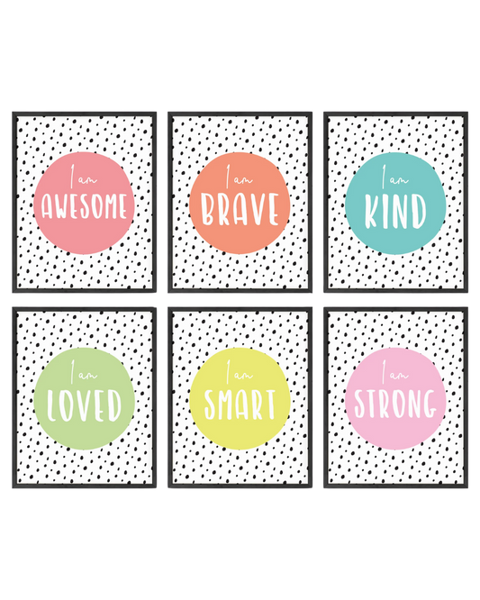 Colorful affirmations