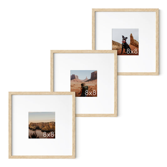 Square Beige Set of 3