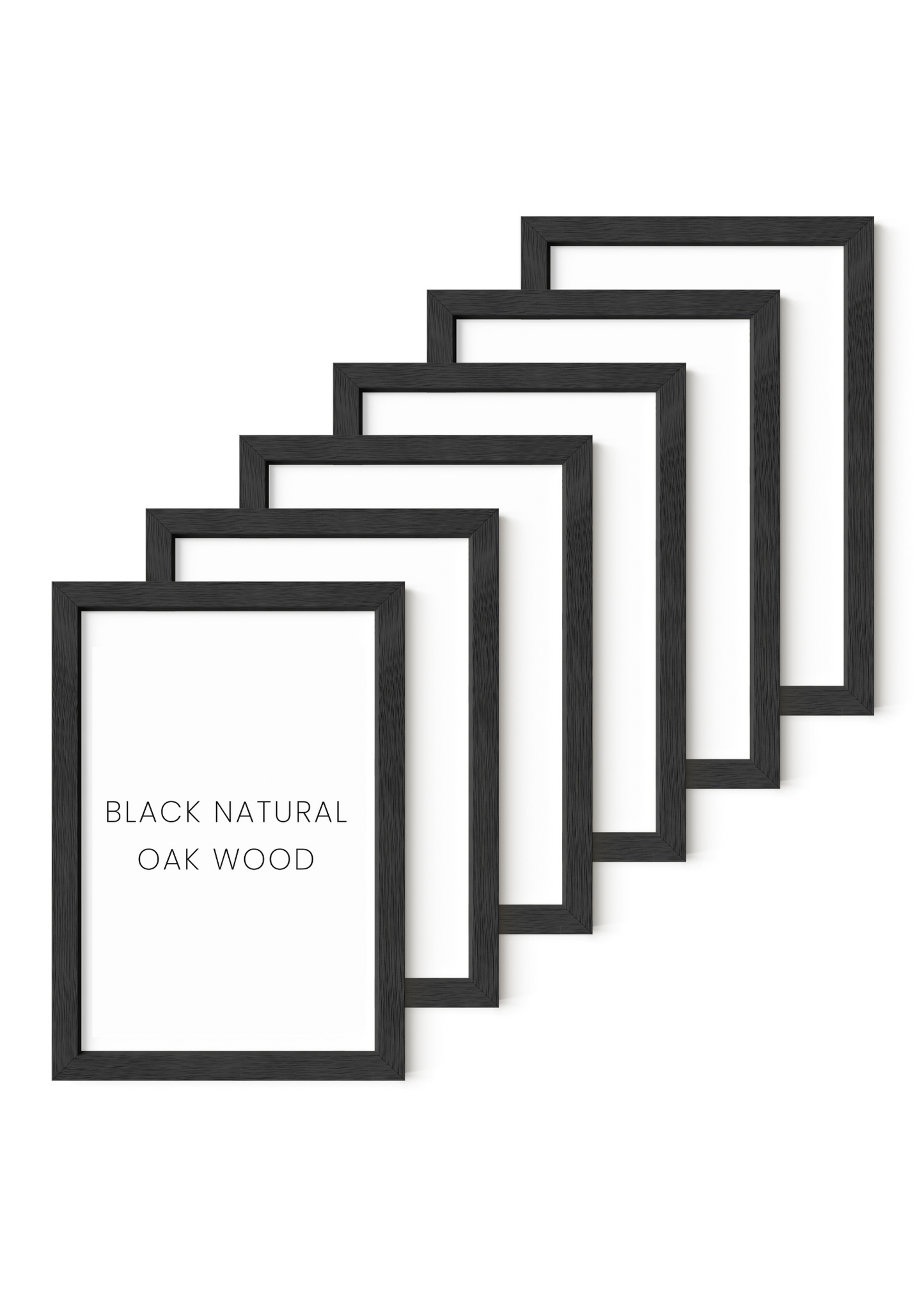 Black Standalone Frame - Set of 6