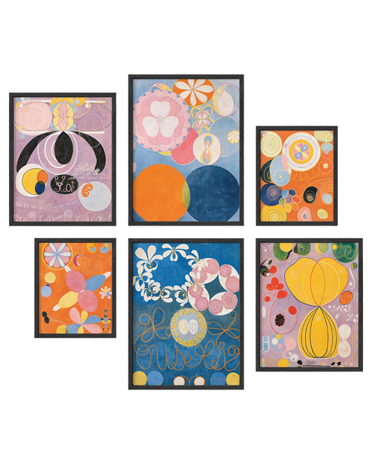 Hilma af kling gallery wall