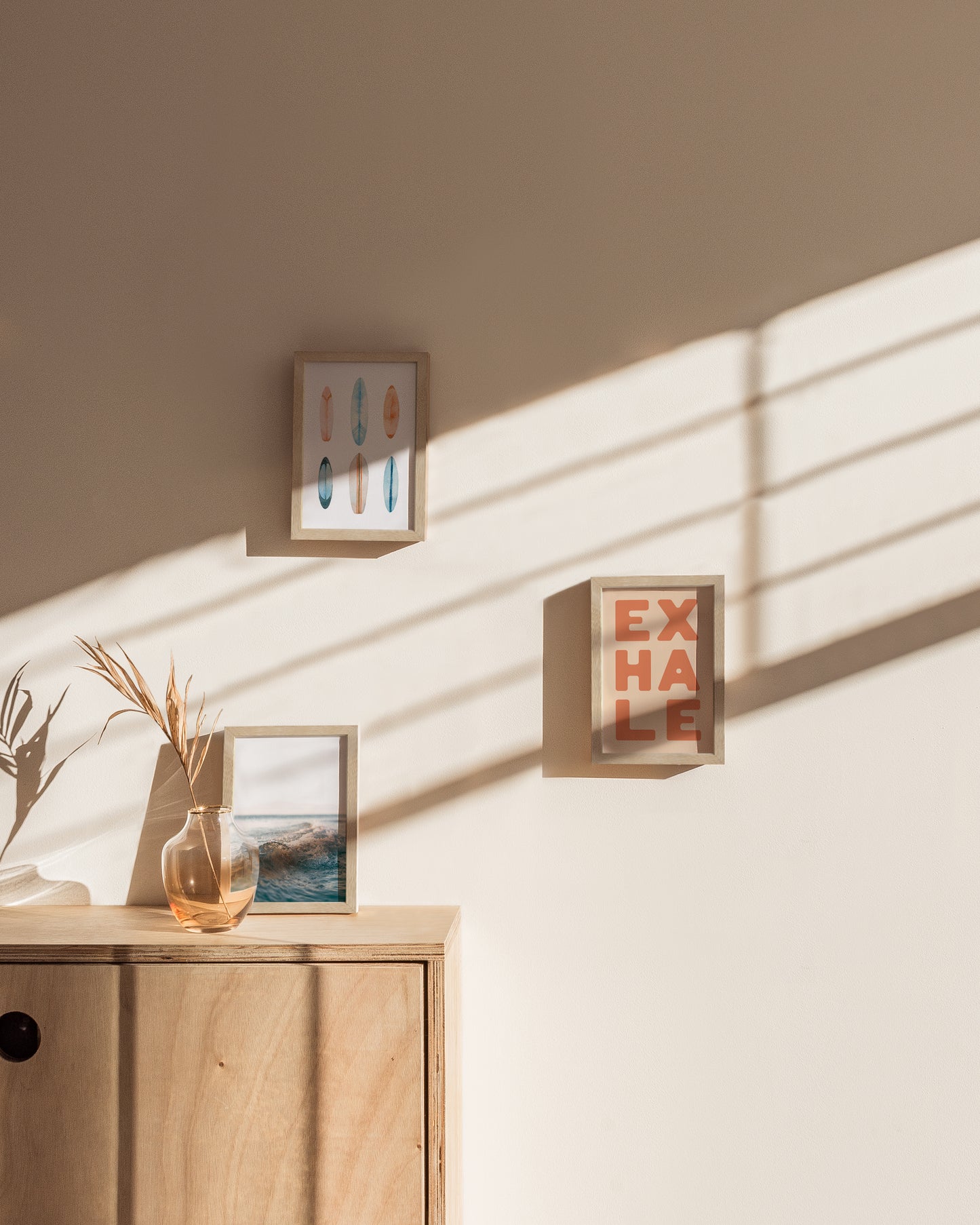 Beige Standalone Frame - Set of 3
