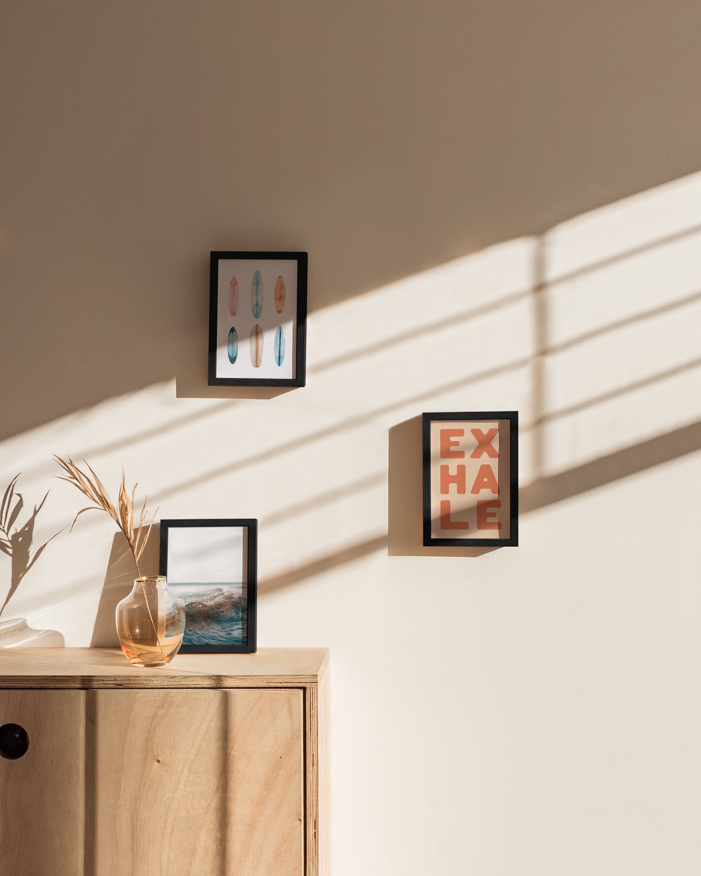 Black Standalone Frame - Set of 3