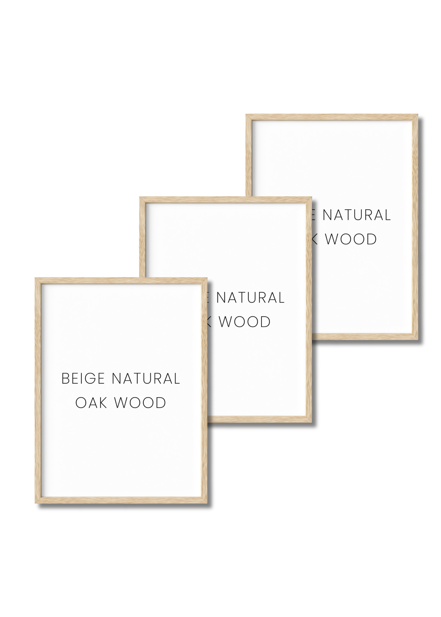 Beige Standalone Frame - Set of 3