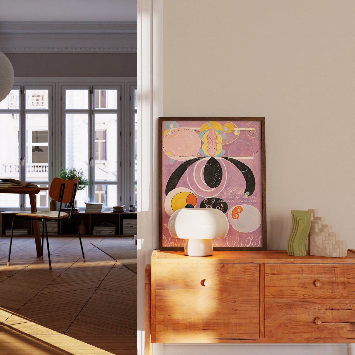 Standalone Oak Wood Frames