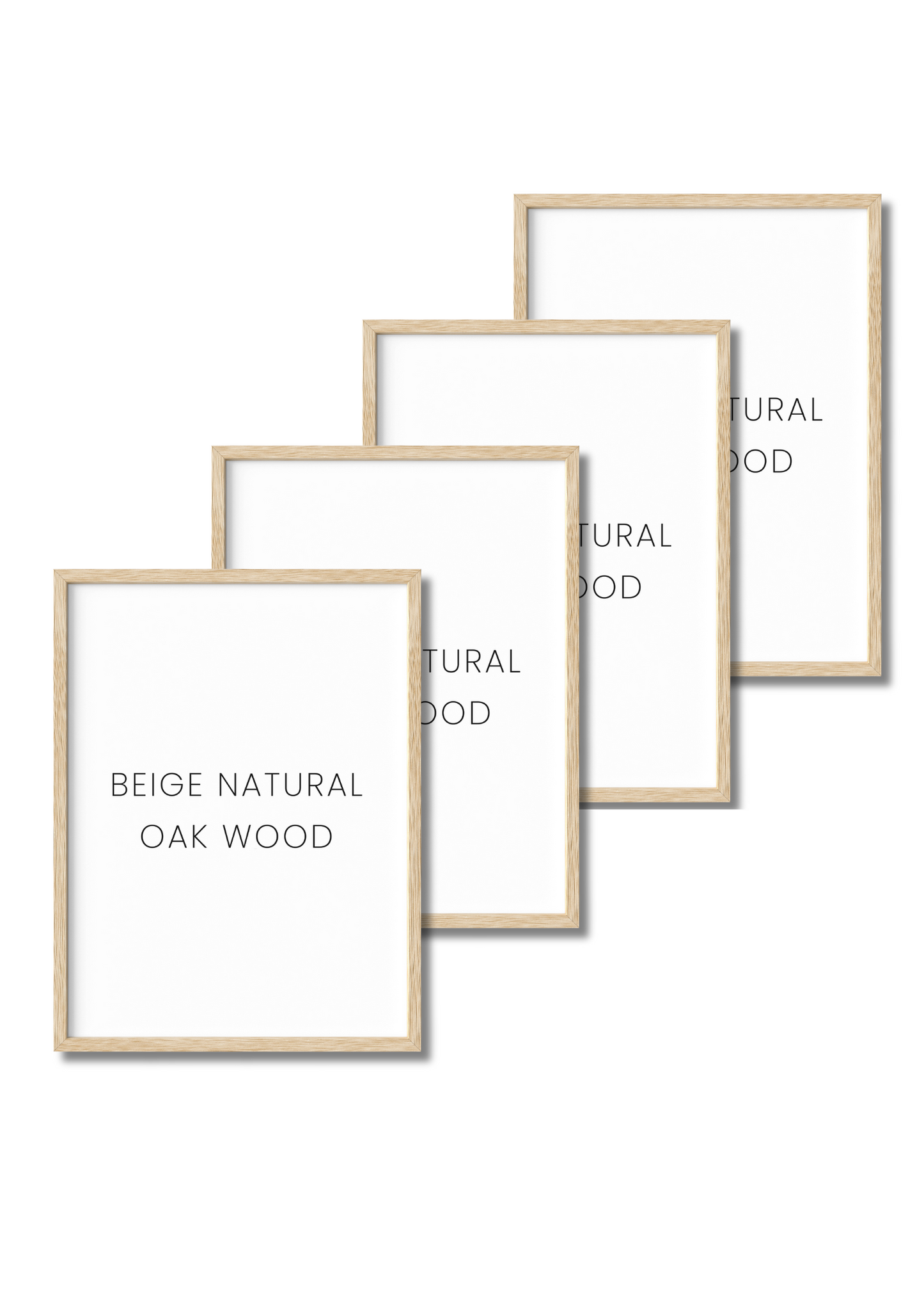 Beige Standalone Frame - Set of 4