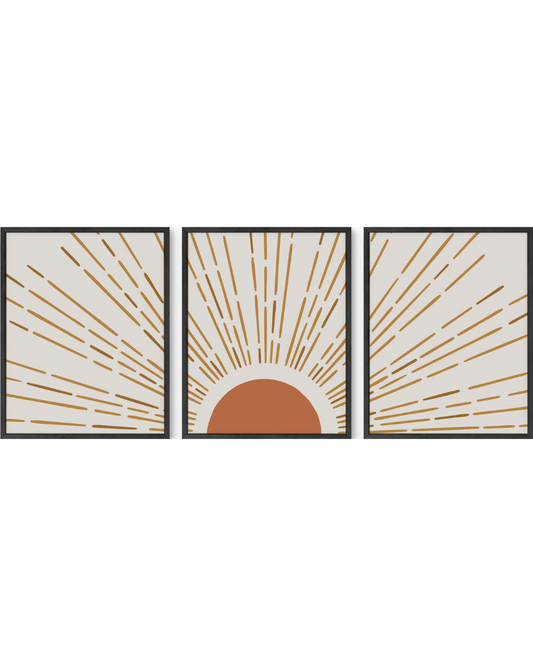 Blazing sun