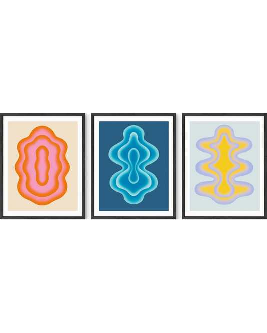 Colorful abstract shapes