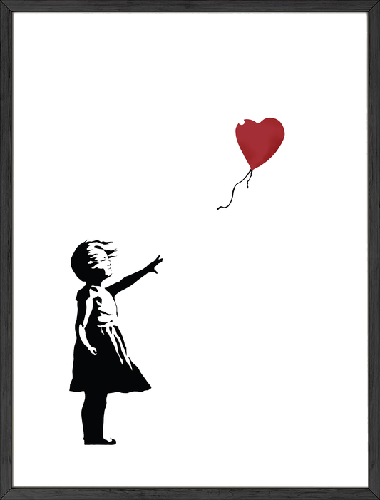 Banksy girl with balloon