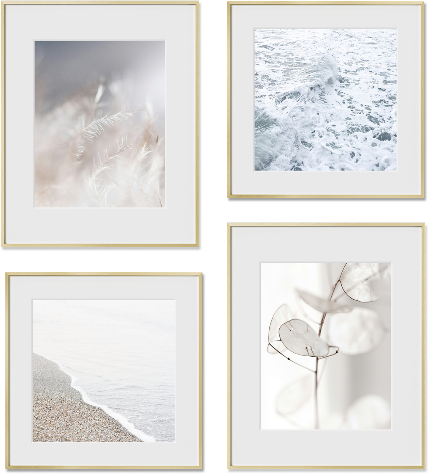 Belford frame bundle featuring 11x14, 8x10, 12x18, 10x10 frames, perfect for interior design, offering versatile sizing.