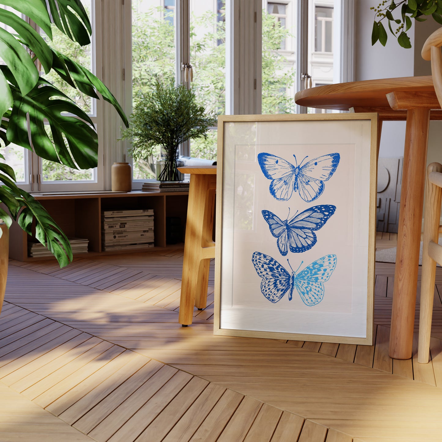 Blue Butterflies