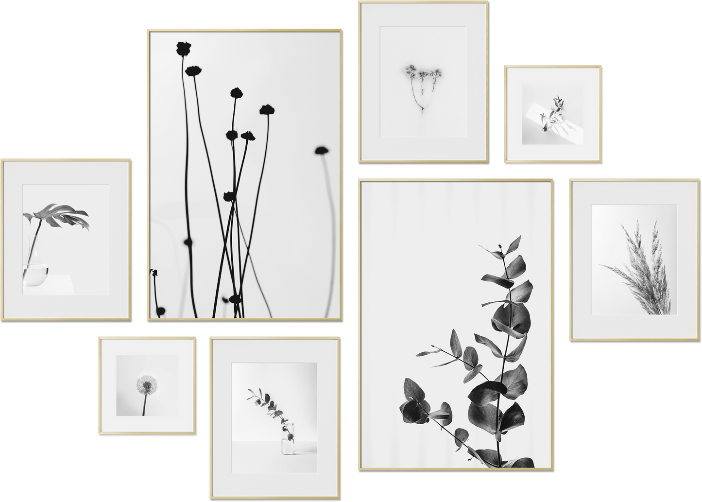 Cardiff poster frames featuring 16x24, 12x16, 6x8, 8.5x11 frames, perfect for interior design, offering versatile sizing.