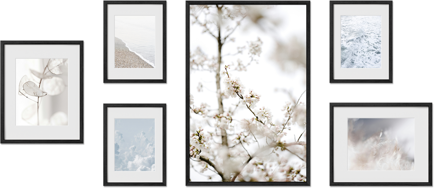 Clifton poster frames featuring 11x17, 16x24, 20x20, 12x12 frames, perfect for interior design, offering versatile sizing.