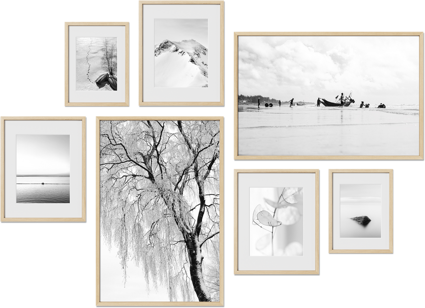 Dartmouth oak frames featuring 10x10, 11x17, 4x6, 8x8 frames, perfect for wall decor, offering minimalist style.