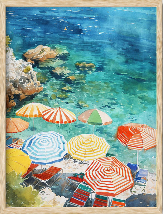 Multicolored Umbrellas