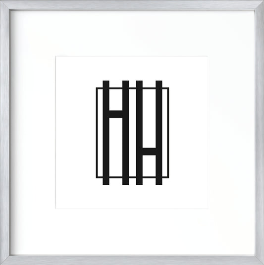 Silver Metal Square Picture Frame