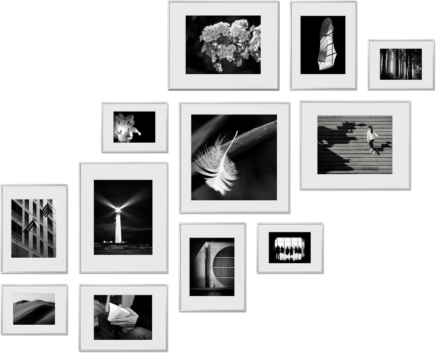 Sloane frame bundle featuring 12x18, 6x8, 11x17, 4x6 frames, perfect for wall decor, offering versatile sizing.