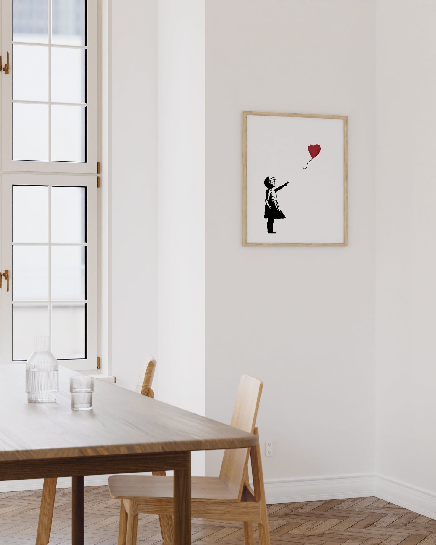 Banksy girl with balloon