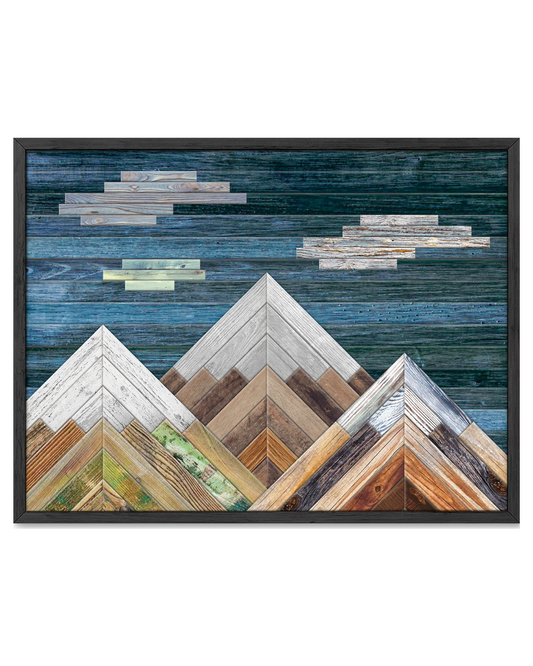 Wooden mountains