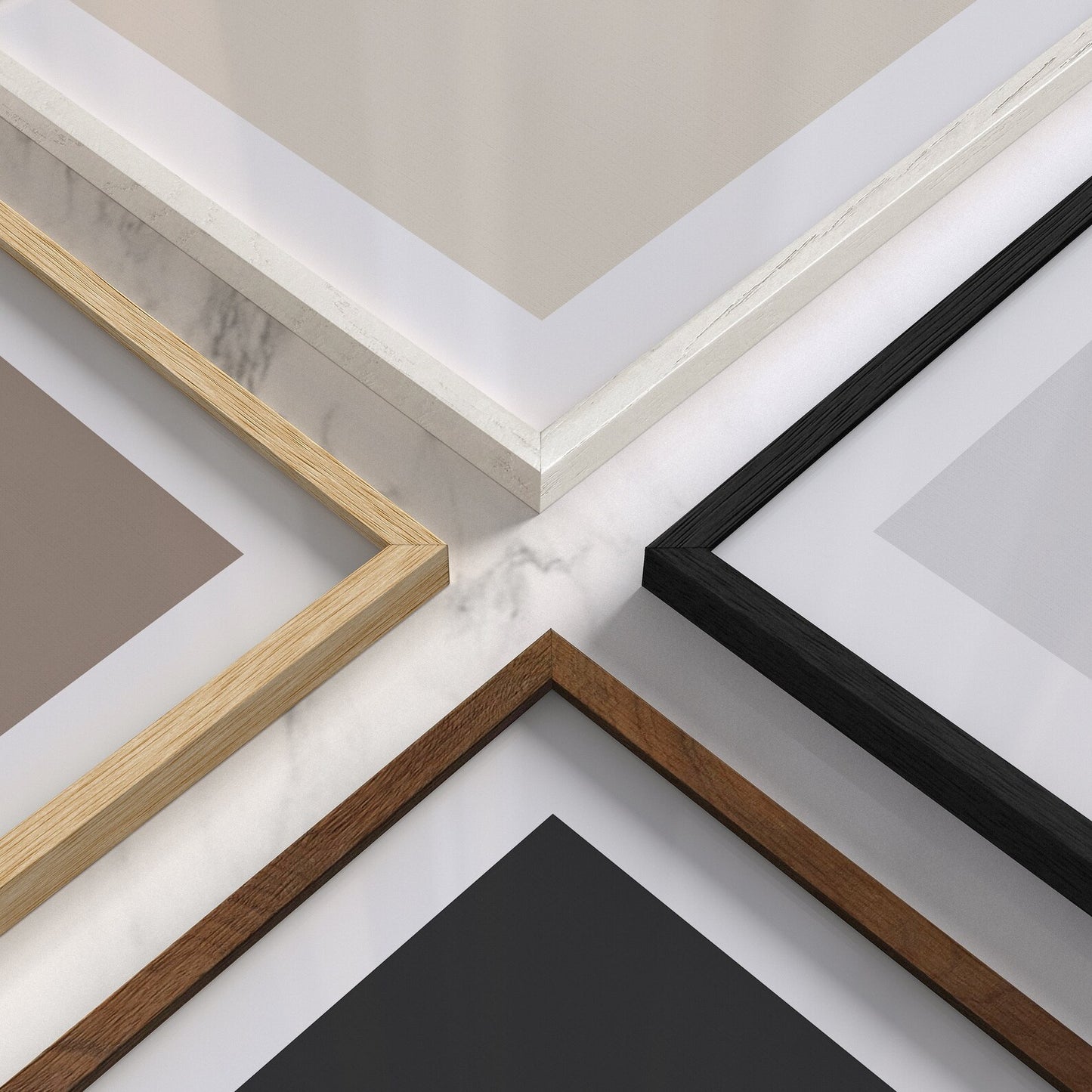 Square Beige Set of 1