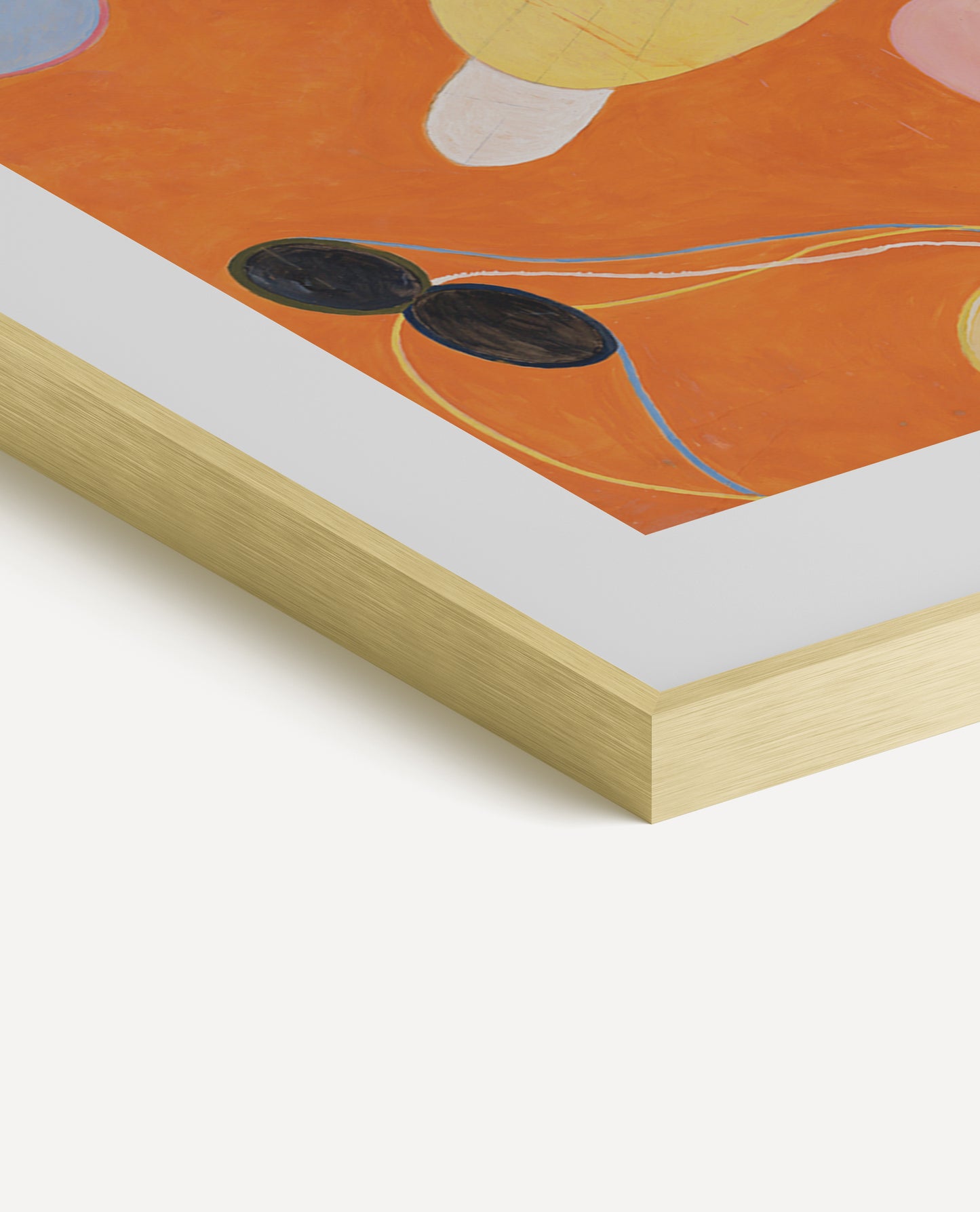 12x16, Gold Aluminum Glass Frame