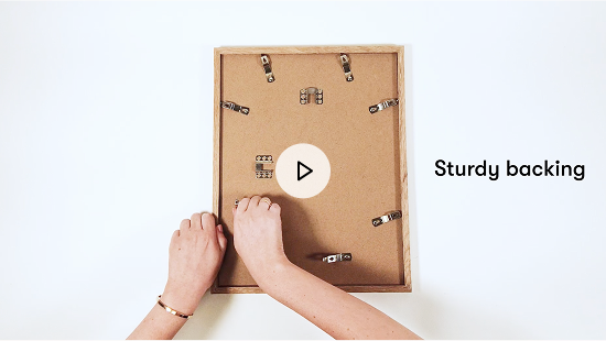 Sturdy backing