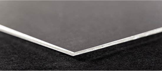Plexiglass close-up
