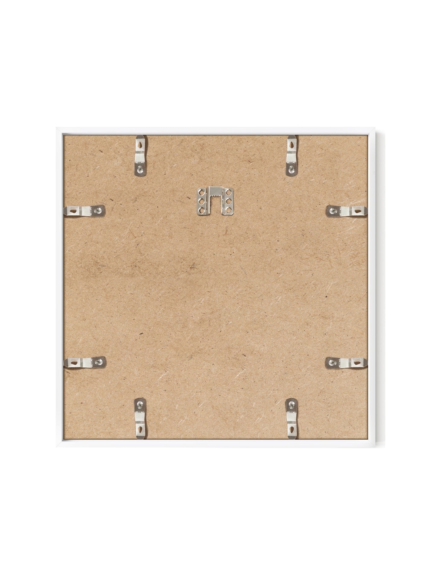 White Metal Square Picture Frame