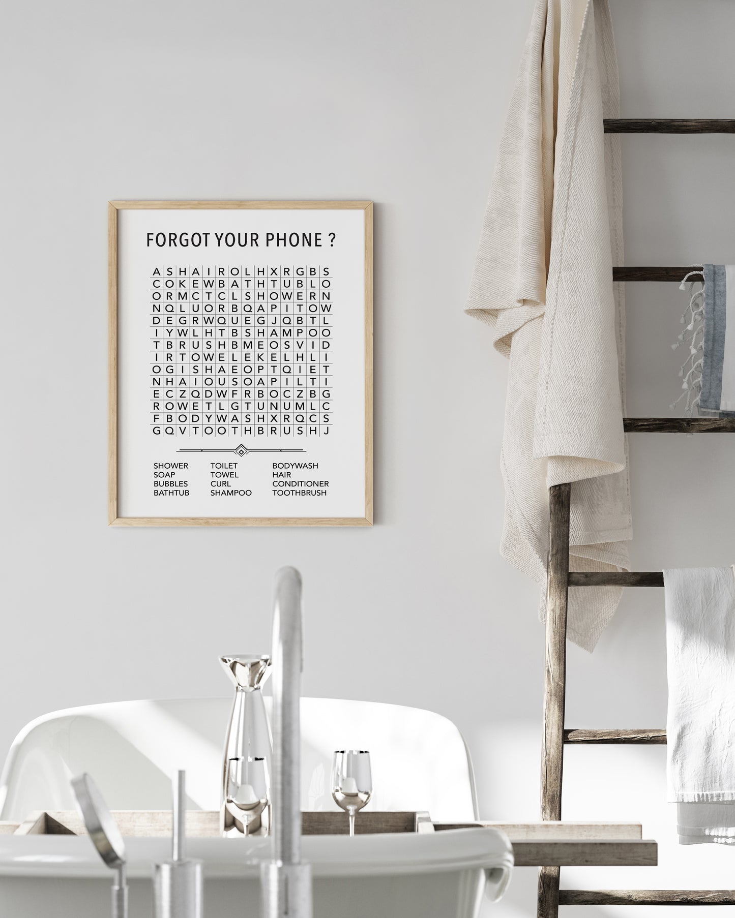 Funny bathroom word search