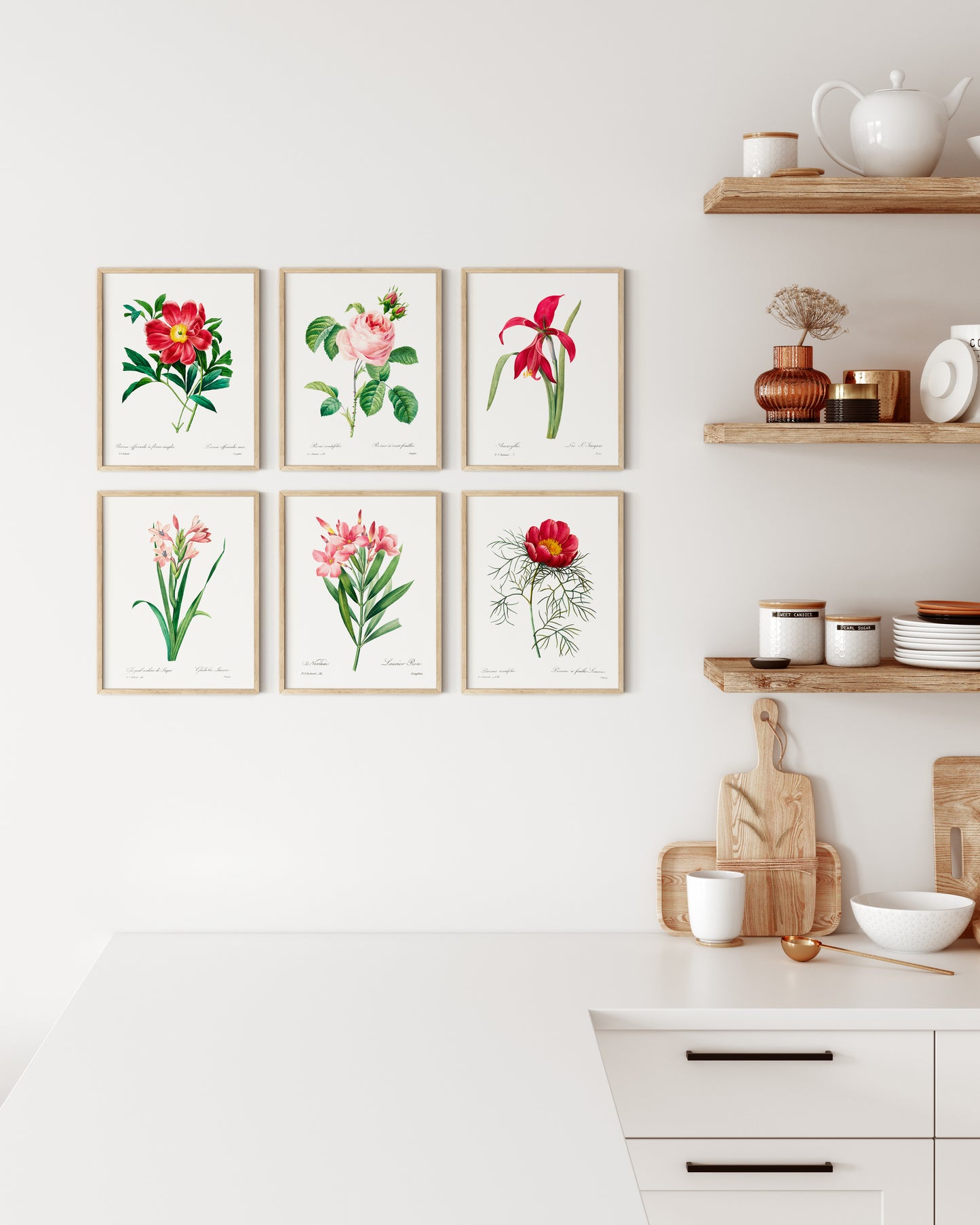 Vintage floral set