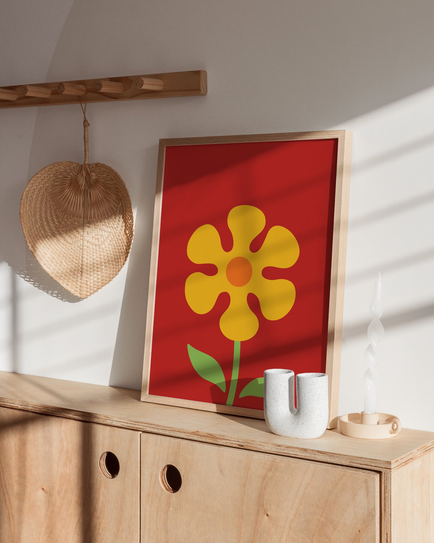 Retro flower