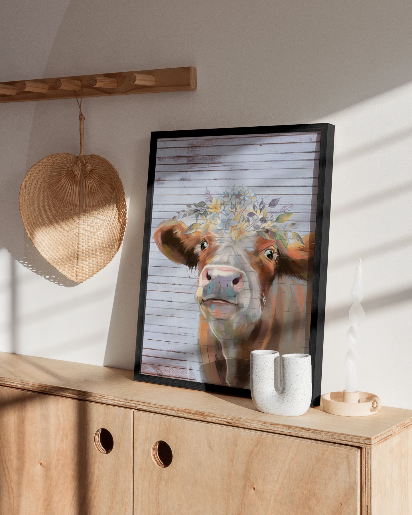 Farmhouse cow