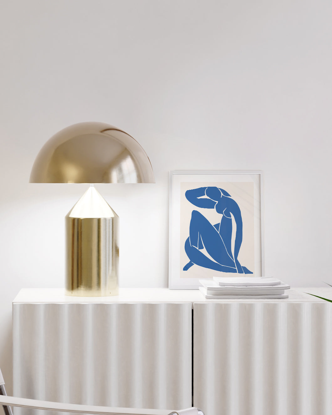 8x10, White Aluminum Plexi Frame