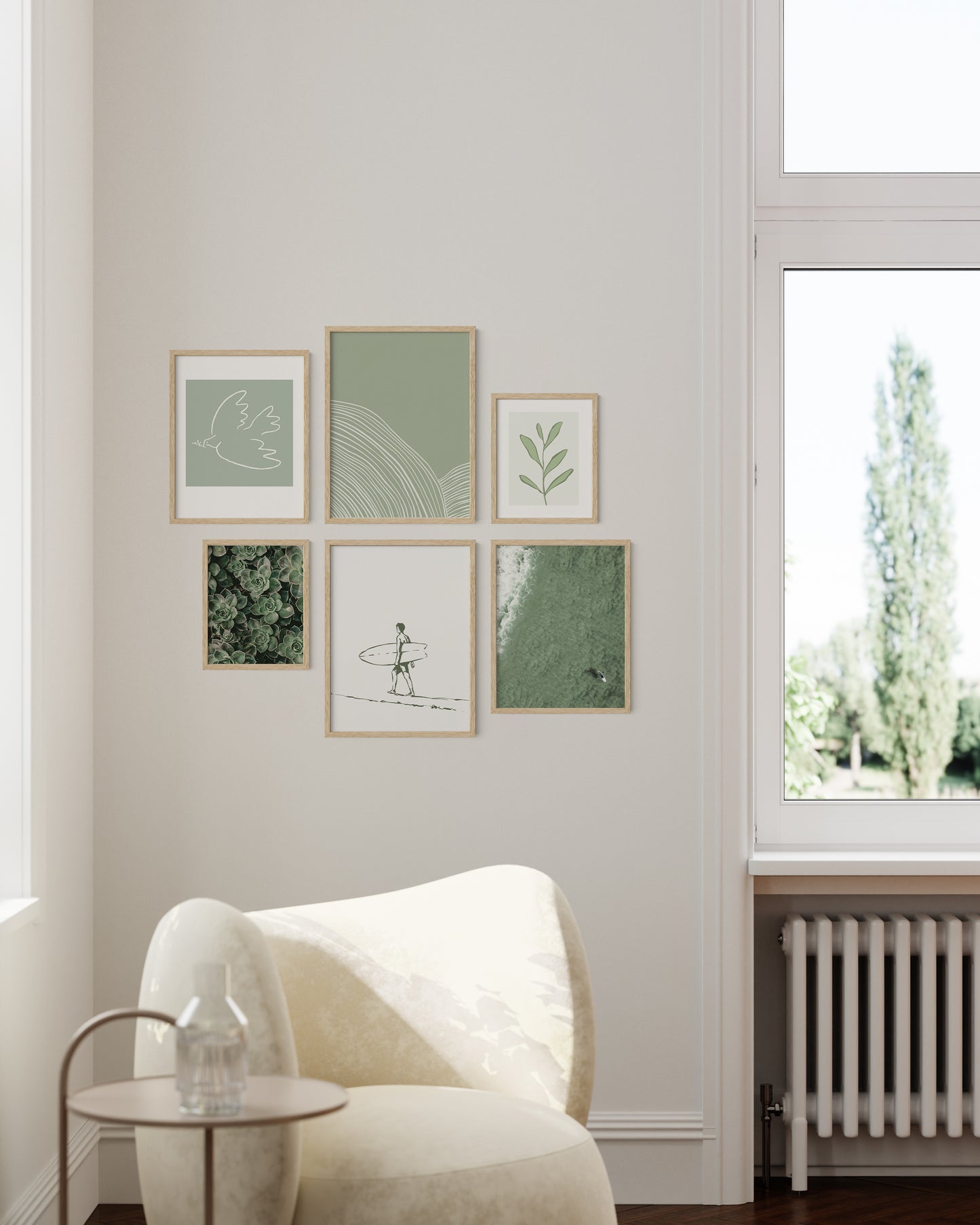 Zen Gallery Wall