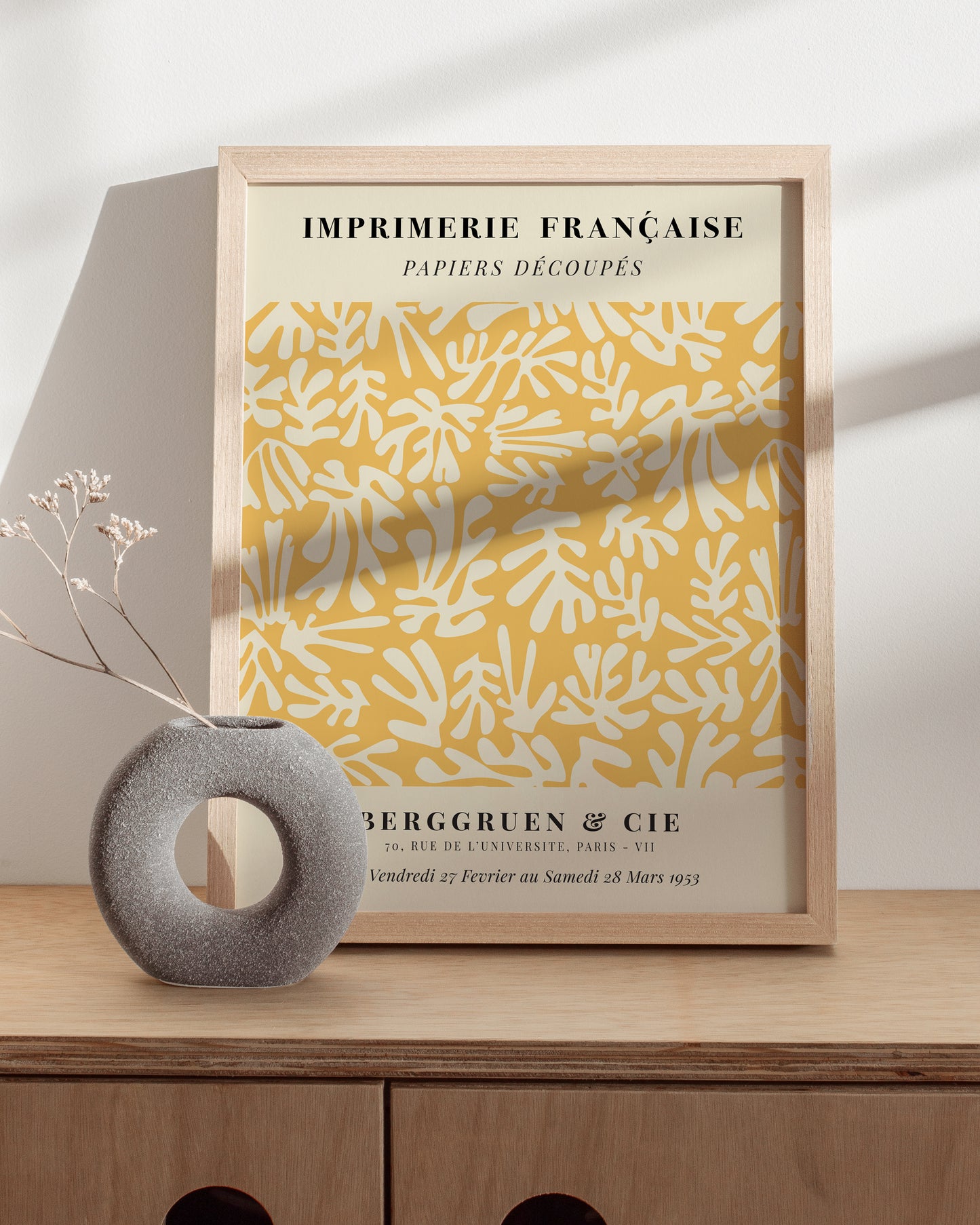 Yellow matisse cutouts