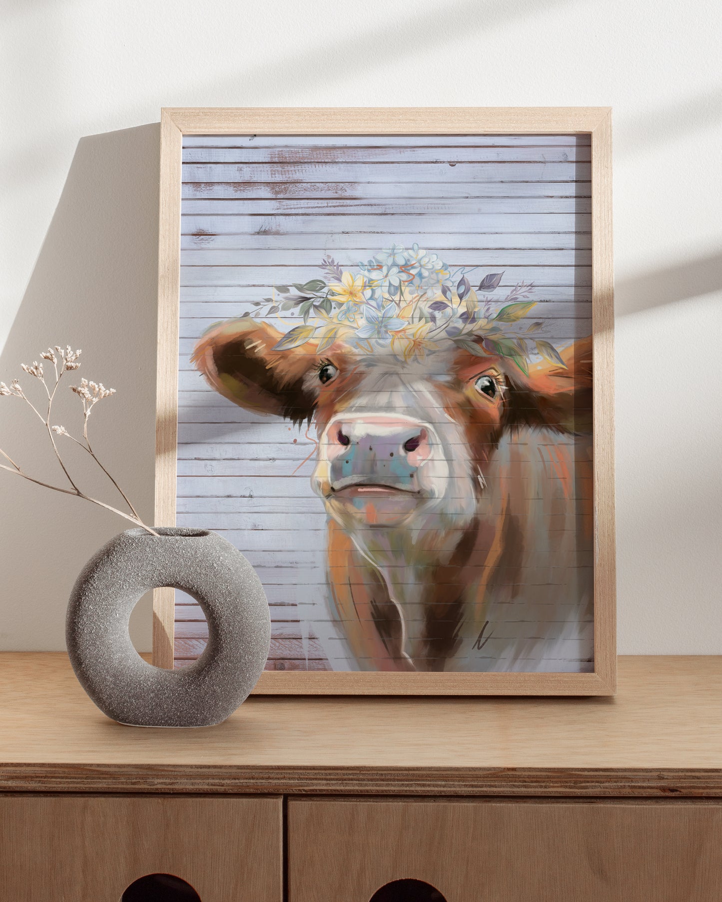 Farmhouse cow