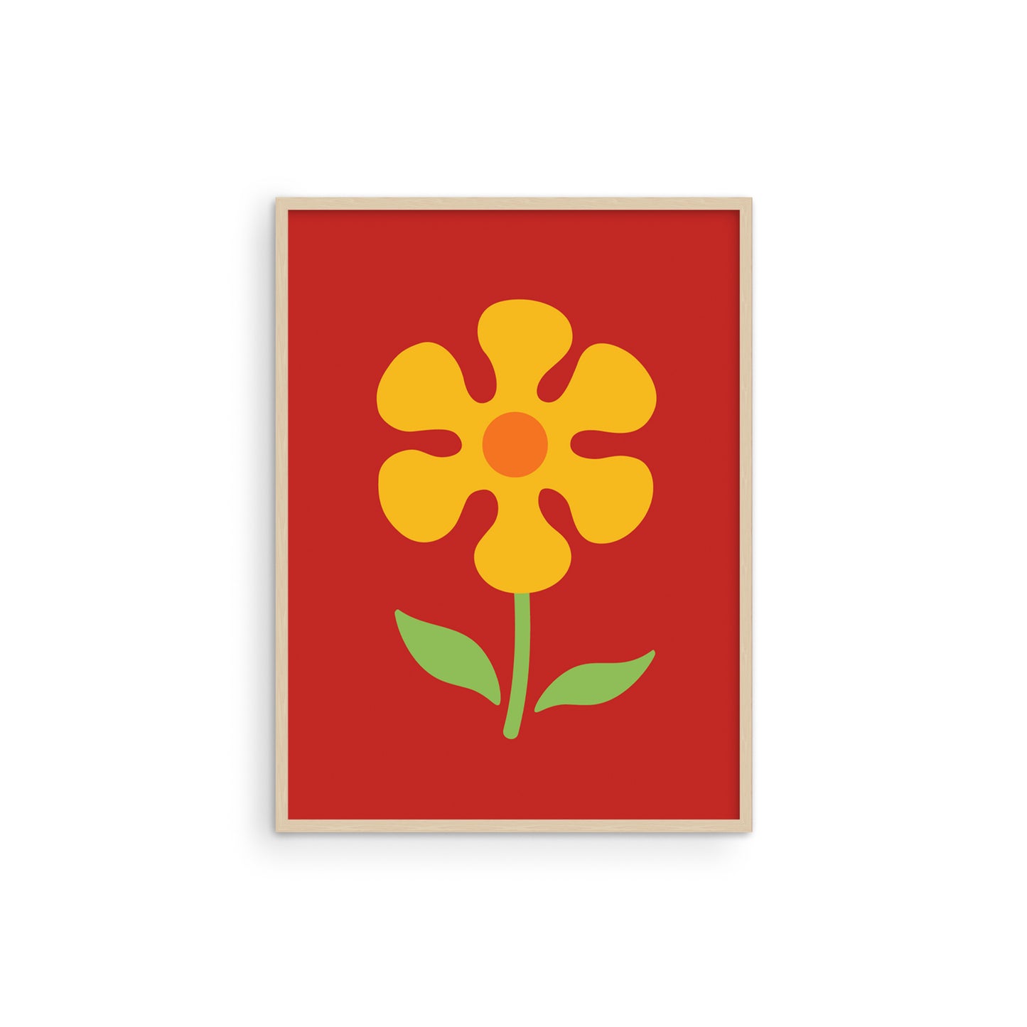 Retro flower