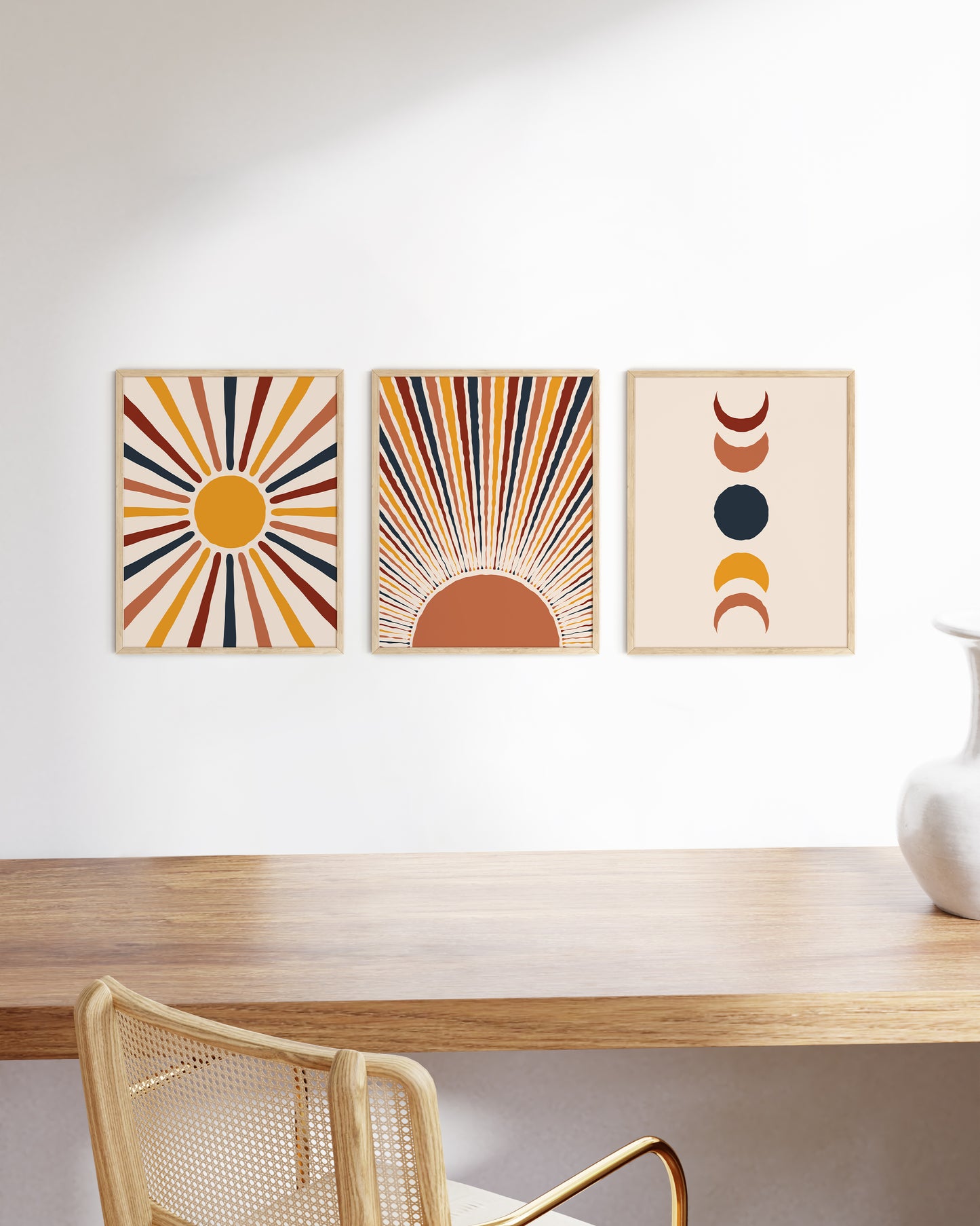 Sun and moon