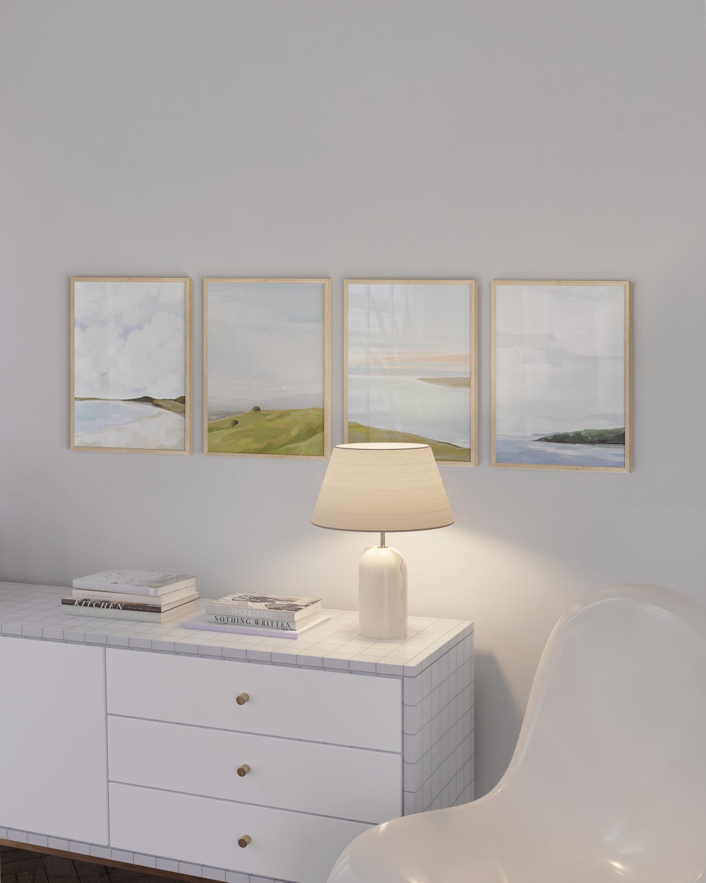 Oil painting scenery