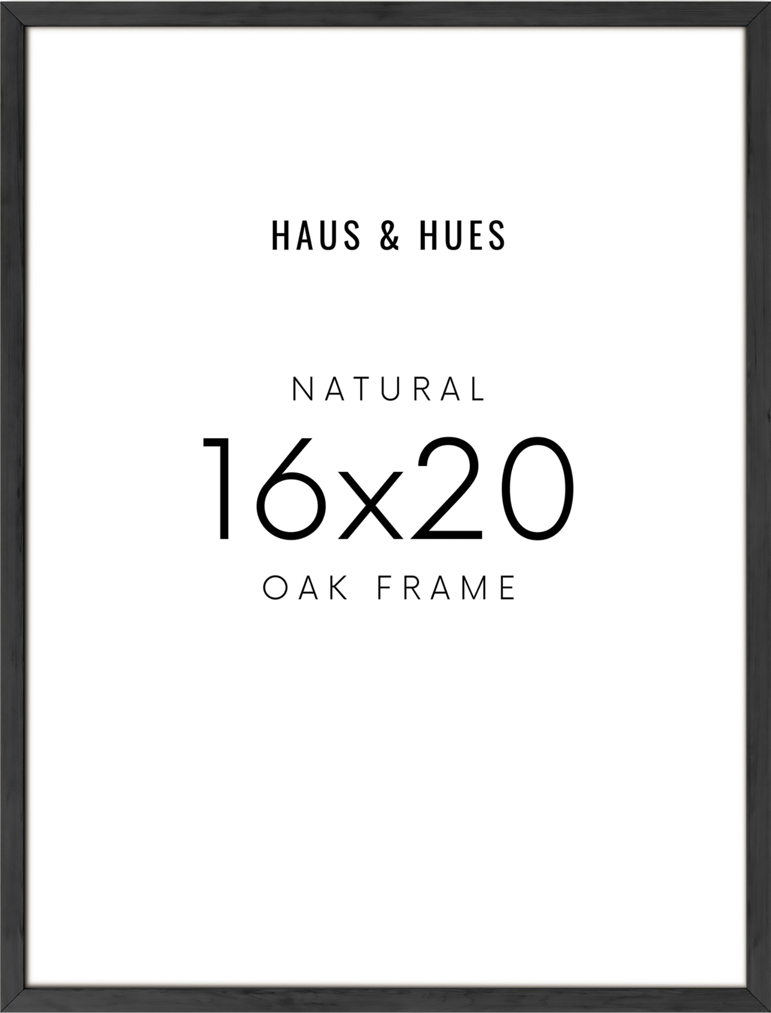 16x20 in, Set of 3, Black Oak Frame – Haus and Hues